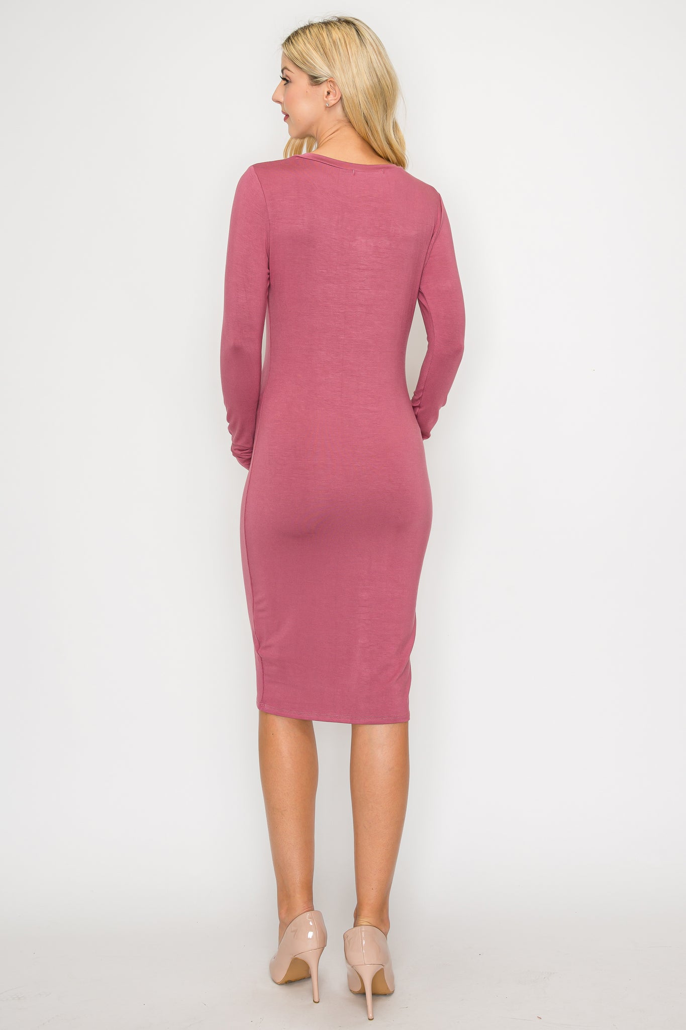 Venus Casual Crewneck Long Sleeve Dress