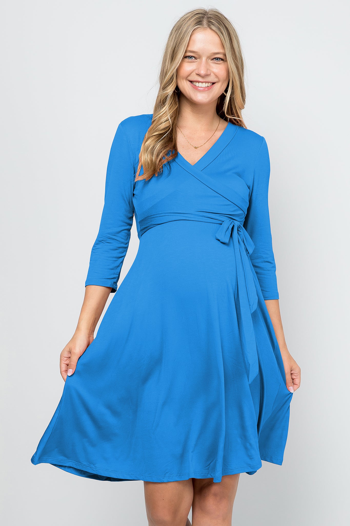 Ella Bella Nursing, Taryn 3/4 Sleeve Maternity & Nursing Dress