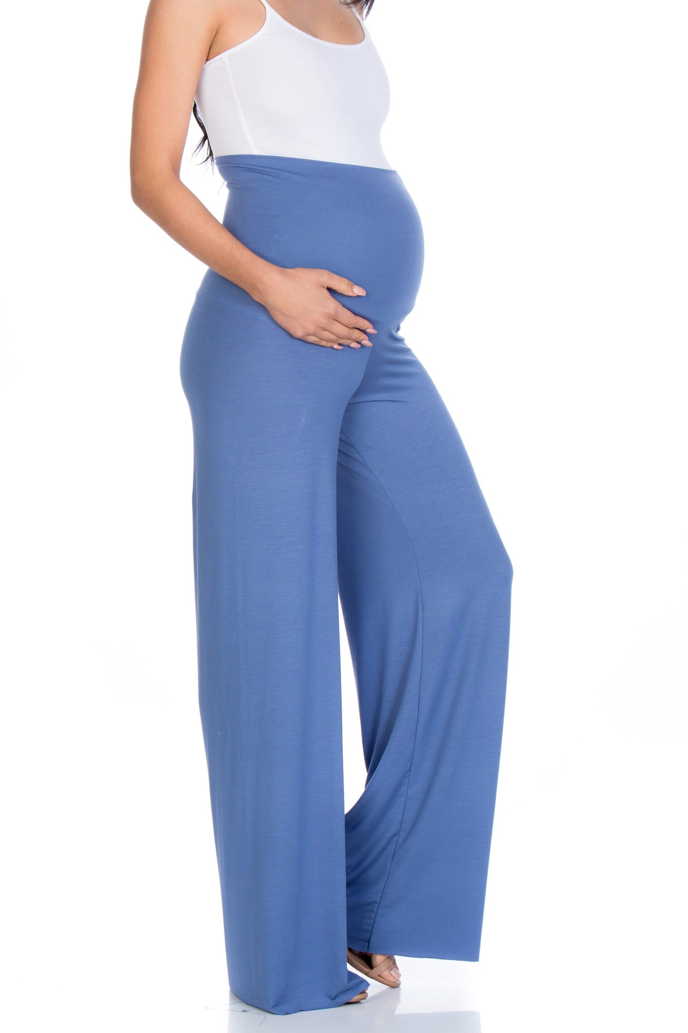 maternity pregnancy nursery wide leg palazzo pants