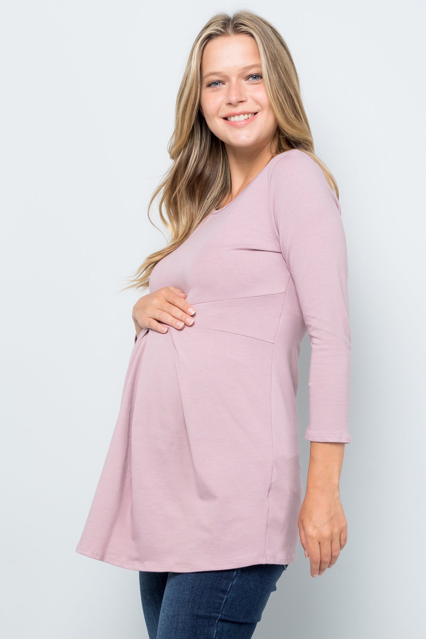 Maternity Cotton Top (pink)