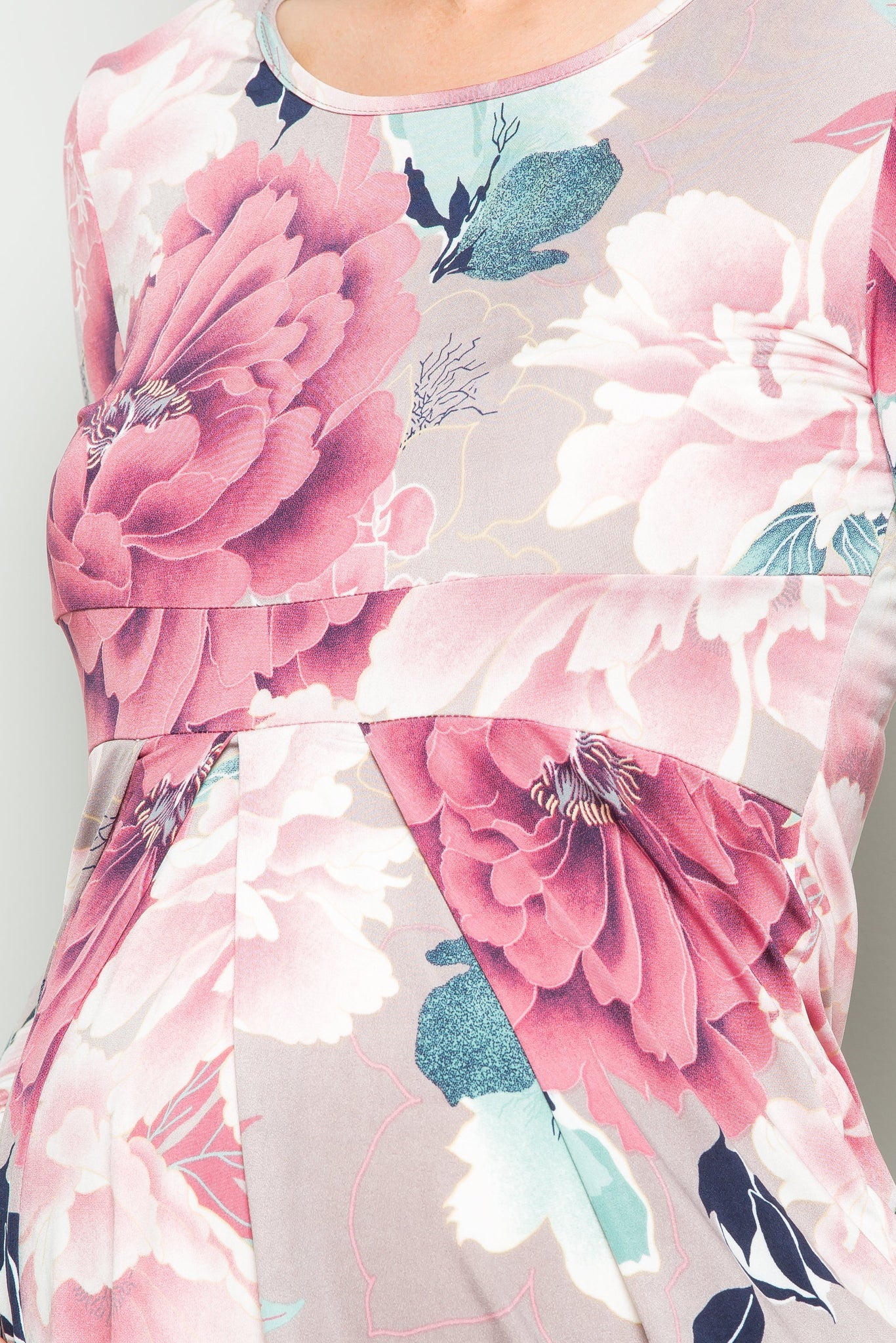 Paloma Floral Pleated Top
