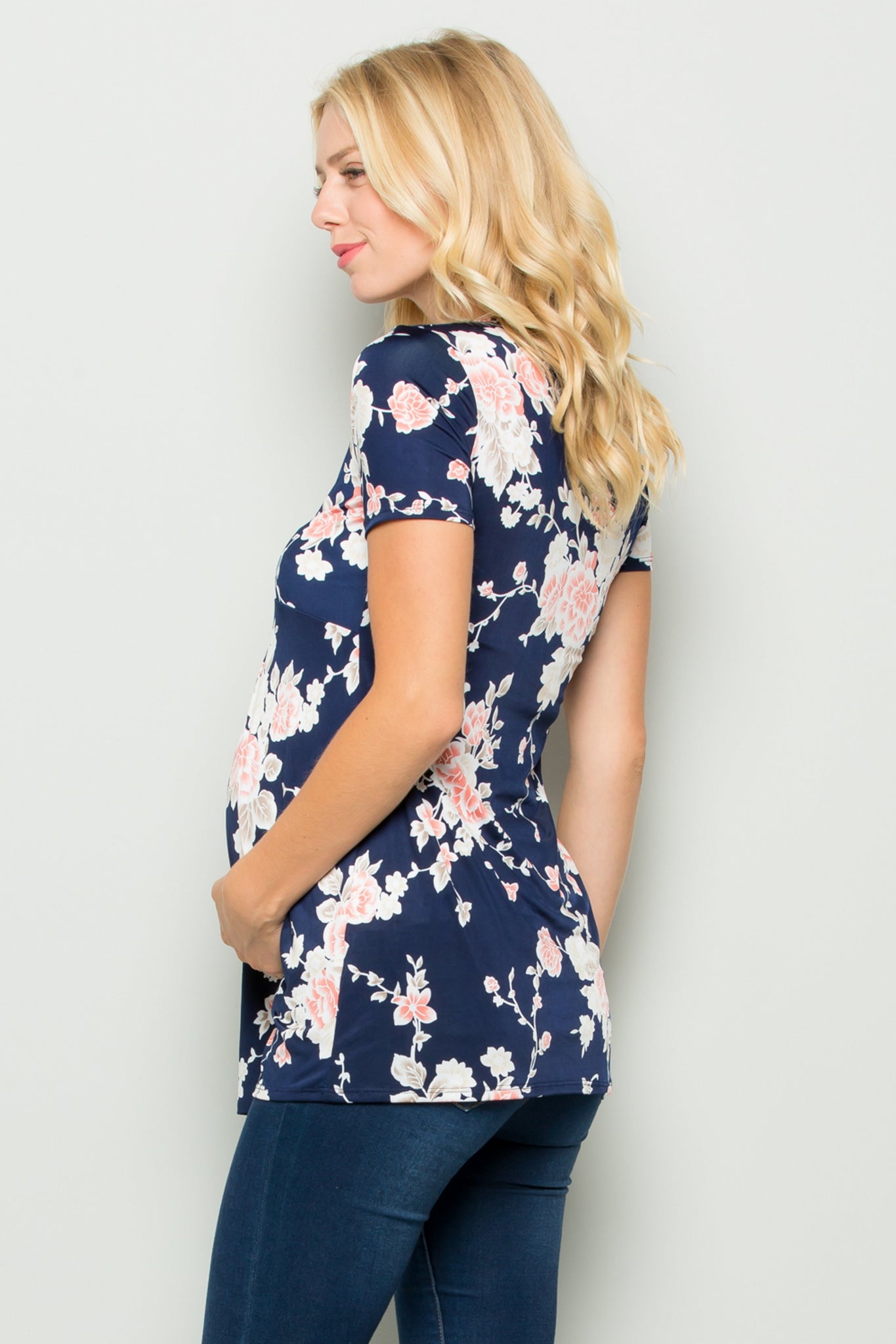 Chelsea Floral Pleated Top
